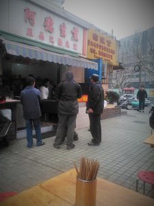 Hole in a wall fast food stall